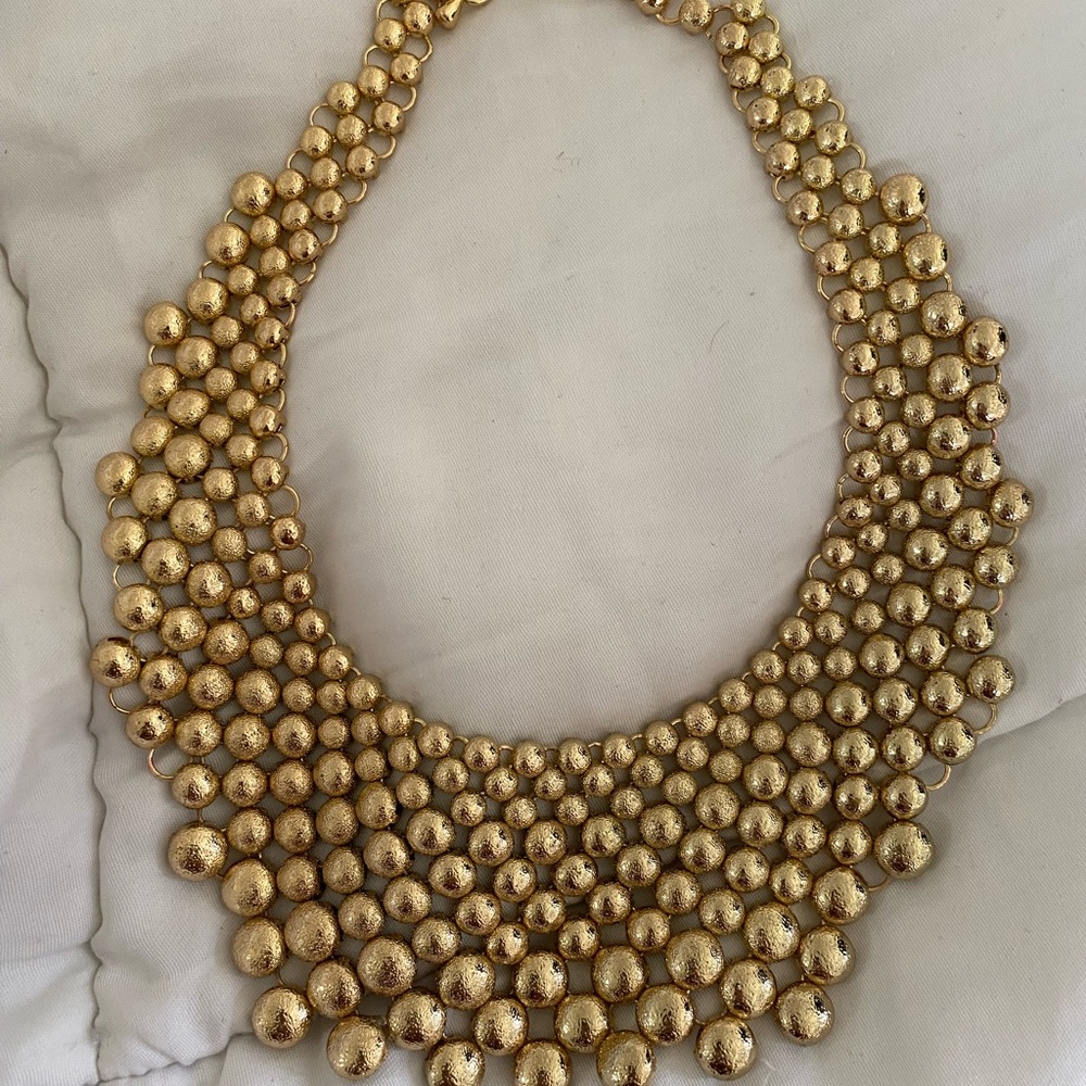 Gold choker necklace (not real gold)